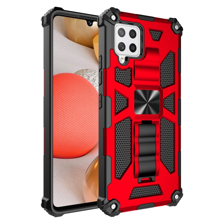 For Samsung Galaxy A22 4G Shockproof TPU + PC Magnetic Protective Case with Holder