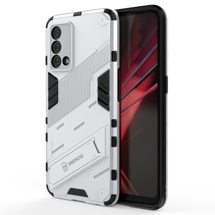 For OPPO K9 Punk Armor 2 in 1 PC + TPU Shockproof Case with Invisible Holder