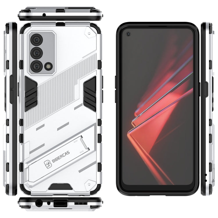 For OPPO K9 Punk Armor 2 in 1 PC + TPU Shockproof Case with Invisible Holder