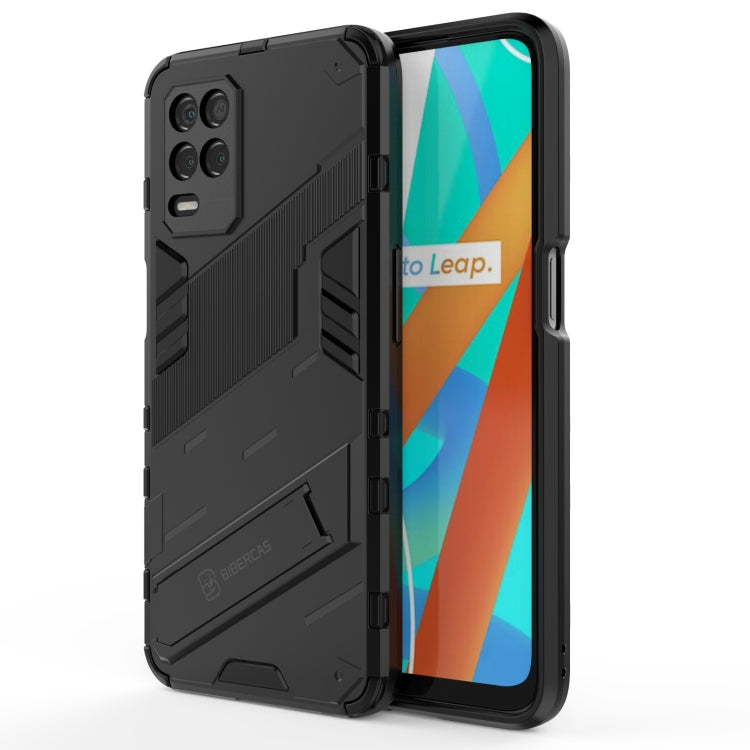 For OPPO Realme V13 5G Punk Armor 2 in 1 PC + TPU Shockproof Case with Invisible Holder