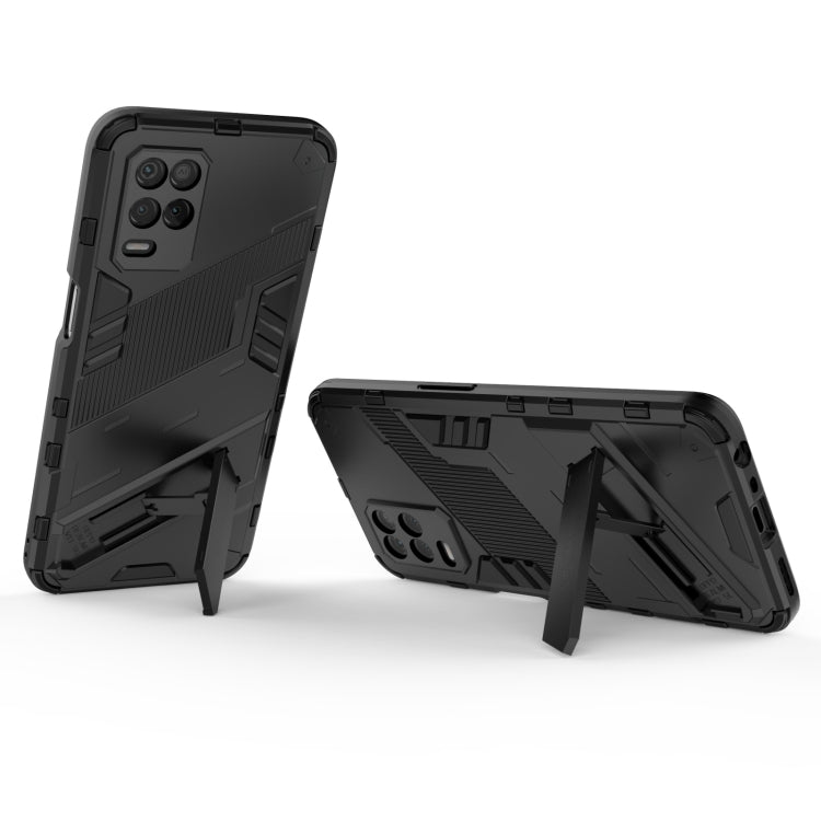 For OPPO Realme V13 5G Punk Armor 2 in 1 PC + TPU Shockproof Case with Invisible Holder