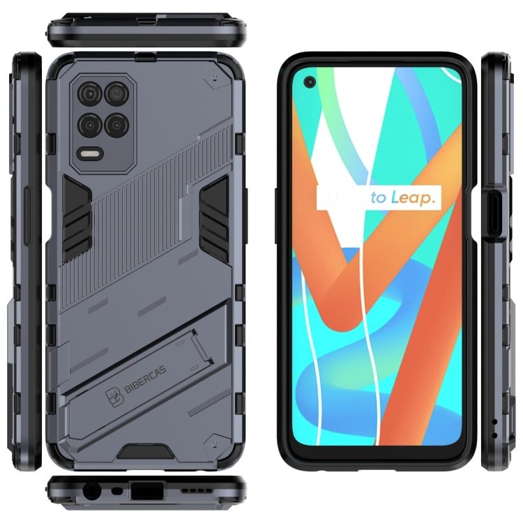 For OPPO Realme V13 5G Punk Armor 2 in 1 PC + TPU Shockproof Case with Invisible Holder
