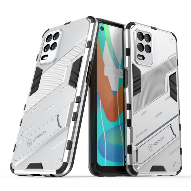 For OPPO Realme V13 5G Punk Armor 2 in 1 PC + TPU Shockproof Case with Invisible Holder