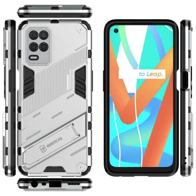 For OPPO Realme V13 5G Punk Armor 2 in 1 PC + TPU Shockproof Case with Invisible Holder