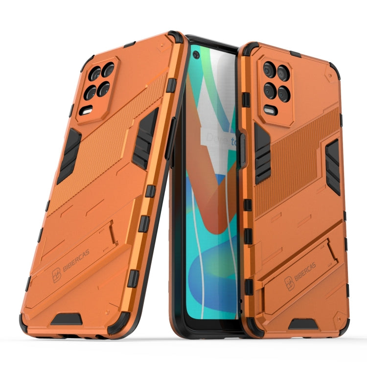For OPPO Realme V13 5G Punk Armor 2 in 1 PC + TPU Shockproof Case with Invisible Holder
