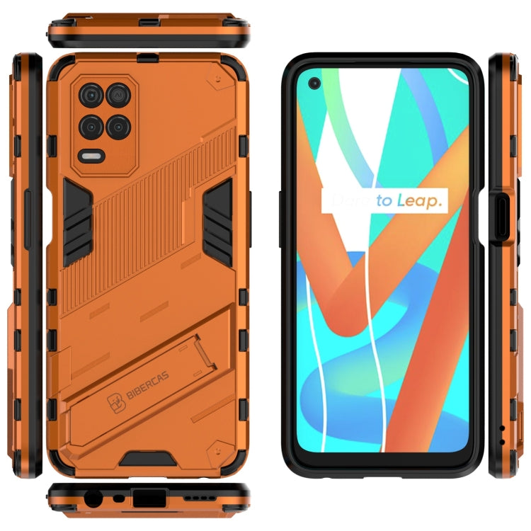 For OPPO Realme V13 5G Punk Armor 2 in 1 PC + TPU Shockproof Case with Invisible Holder