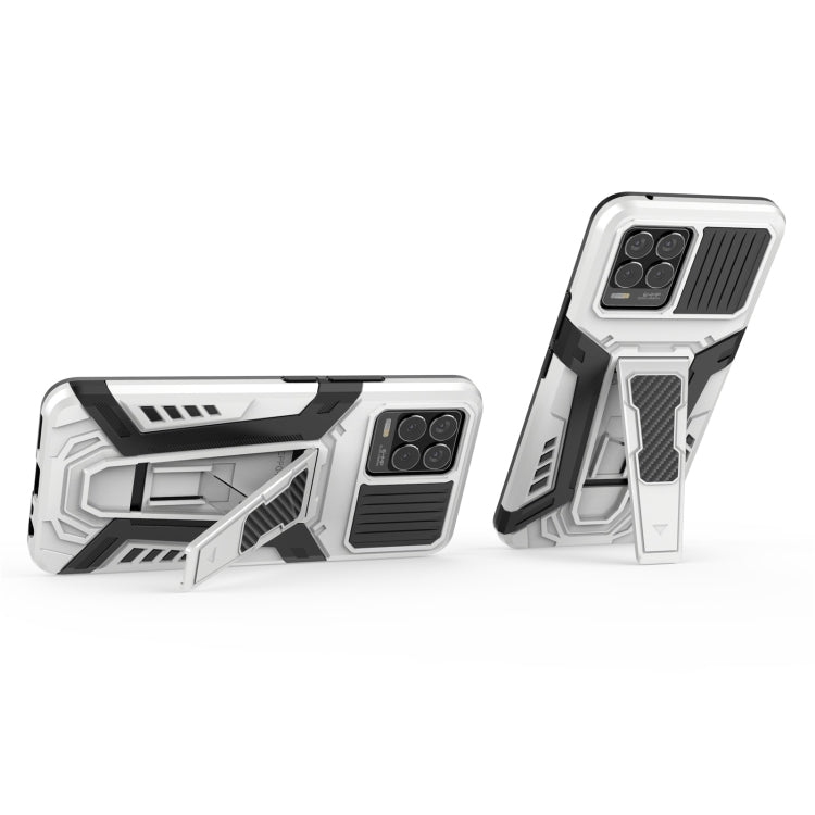 For OPPO Realme 8 War Chariot Series Armor All-inclusive Shockproof PC + TPU Protective Case with Invisible Holder