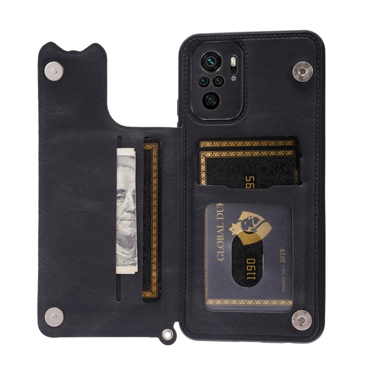 For Xiaomi Redmi Note 10 Mandala Embossed PU + TPU Case with Holder & Card Slots & Photo Frame & Strap