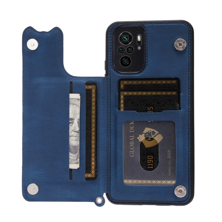 For Xiaomi Redmi Note 10 Mandala Embossed PU + TPU Case with Holder & Card Slots & Photo Frame & Strap