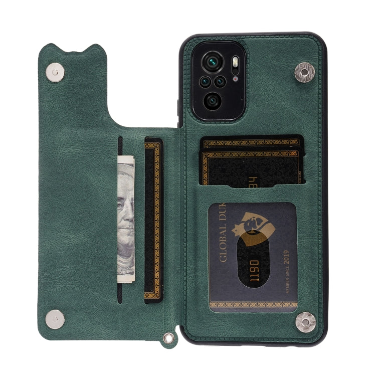 For Xiaomi Redmi Note 10 Mandala Embossed PU + TPU Case with Holder & Card Slots & Photo Frame & Strap