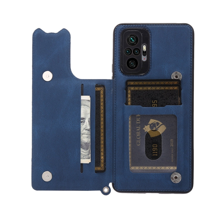 For Xiaomi Redmi Note 10 Pro Max Mandala Embossed PU + TPU Case with Holder & Card Slots & Photo Frame & Strap