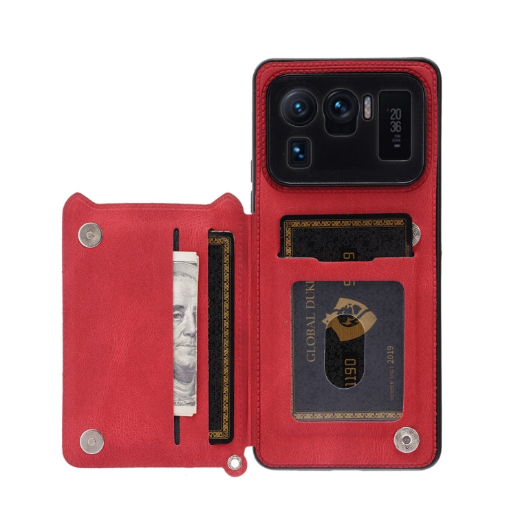 For Xiaomi Mi 11 Ultra Mandala Embossed PU + TPU Case with Holder & Card Slots & Photo Frame & Strap