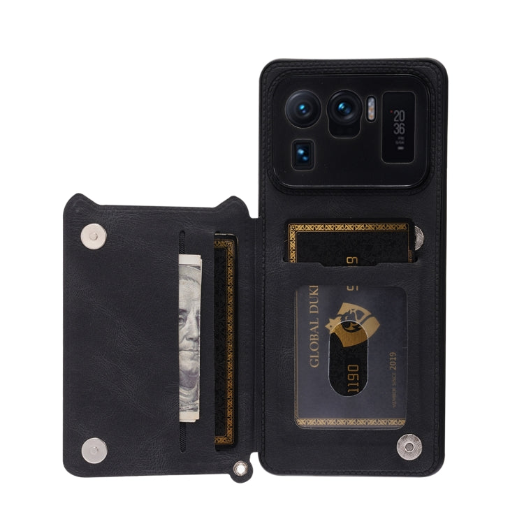 For Xiaomi Mi 11 Ultra Mandala Embossed PU + TPU Case with Holder & Card Slots & Photo Frame & Strap