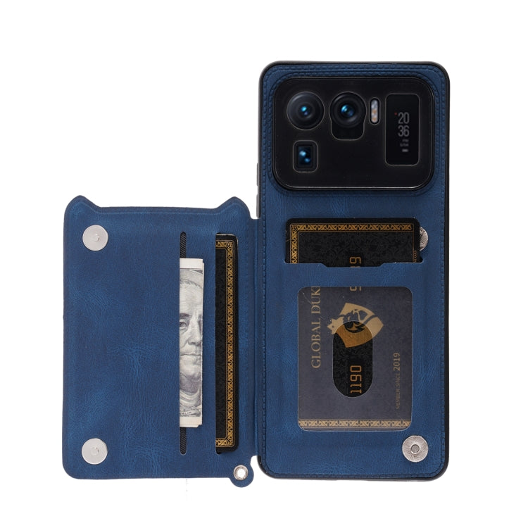 For Xiaomi Mi 11 Ultra Mandala Embossed PU + TPU Case with Holder & Card Slots & Photo Frame & Strap