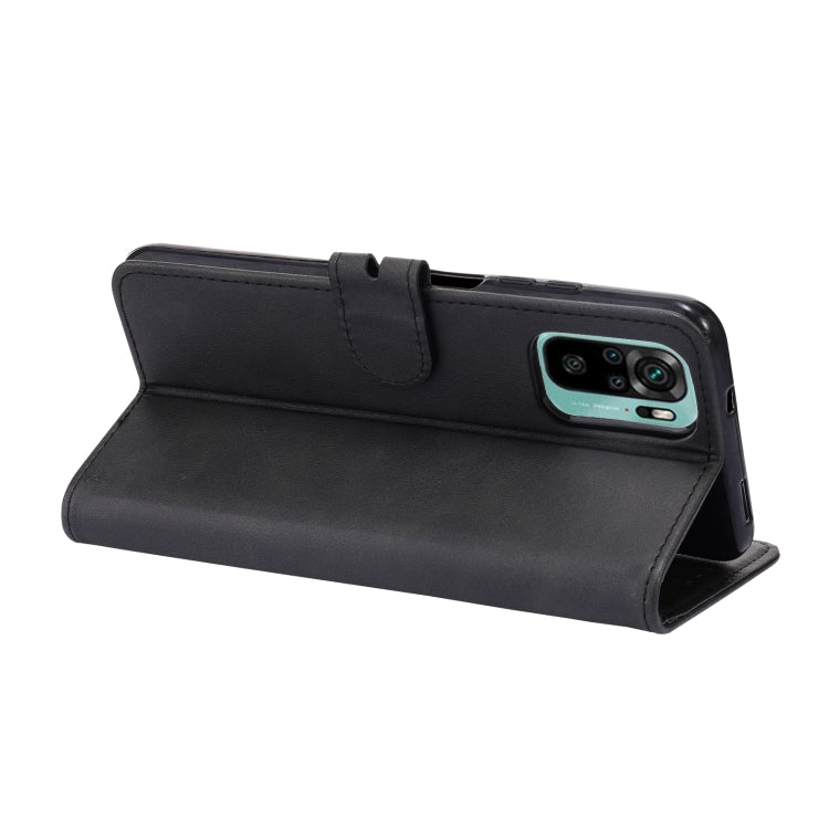 For Xiaomi Redmi Note 10 4G Embossed Happy Cat Pattern Horizontal Flip Leather Case with Holder & Card Slots & Wallet