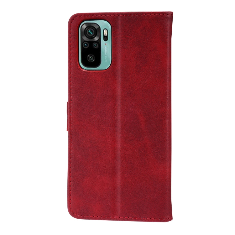 For Xiaomi Redmi Note 10 4G Embossed Happy Cat Pattern Horizontal Flip Leather Case with Holder & Card Slots & Wallet