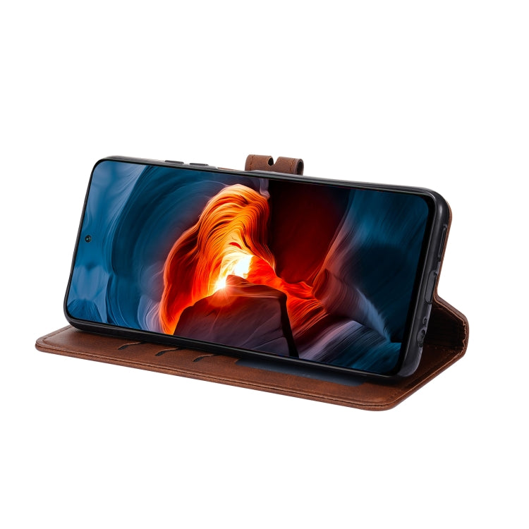 For Xiaomi Redmi Note 10 4G Embossed Happy Cat Pattern Horizontal Flip Leather Case with Holder & Card Slots & Wallet