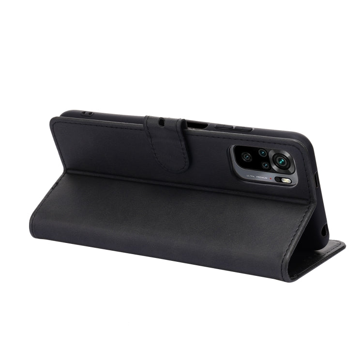 For Xiaomi Redmi Note 10 5G Embossed Happy Cat Pattern Horizontal Flip Leather Case with Holder & Card Slots & Wallet