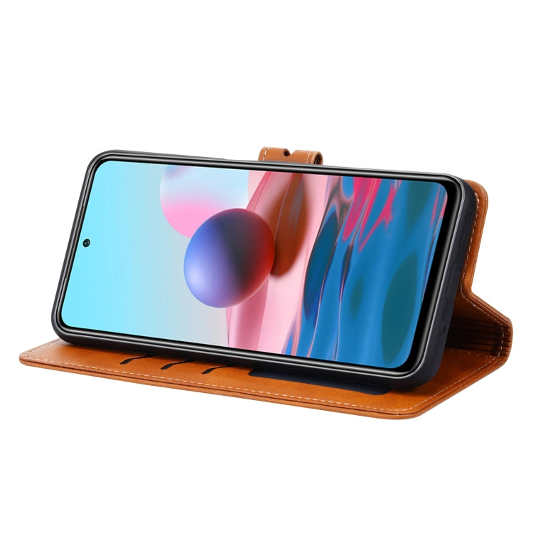 For Xiaomi Redmi Note 10 5G Embossed Happy Cat Pattern Horizontal Flip Leather Case with Holder & Card Slots & Wallet