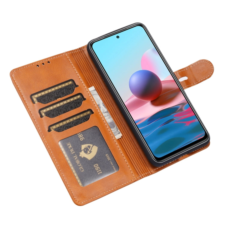 For Xiaomi Redmi Note 10 5G Embossed Happy Cat Pattern Horizontal Flip Leather Case with Holder & Card Slots & Wallet