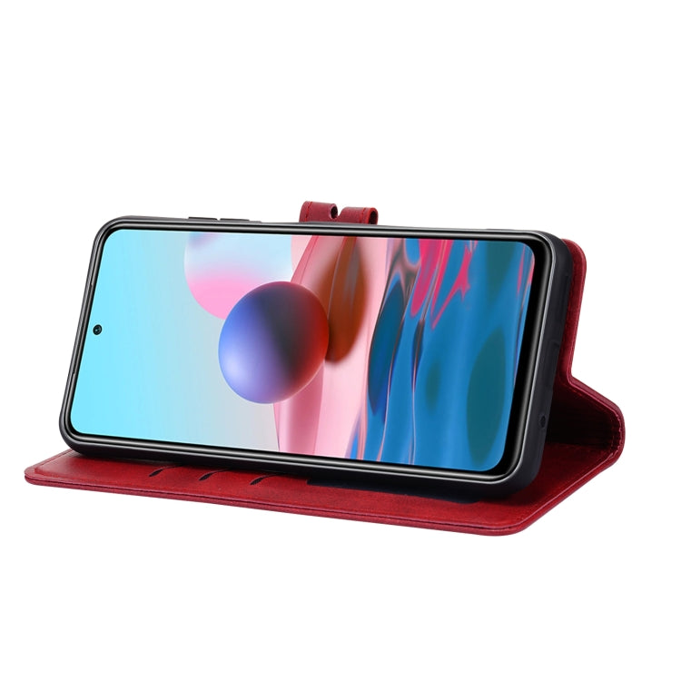 For Xiaomi Redmi Note 10 5G Embossed Happy Cat Pattern Horizontal Flip Leather Case with Holder & Card Slots & Wallet