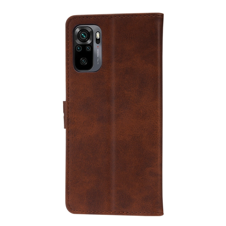 For Xiaomi Redmi Note 10 5G Embossed Happy Cat Pattern Horizontal Flip Leather Case with Holder & Card Slots & Wallet