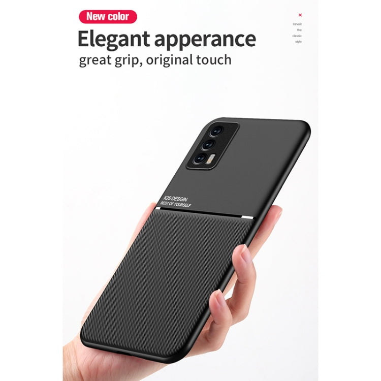 For vivo iQOO Neo5 Classic Tilt Strip Grain Magnetic Shockproof PC + TPU Case