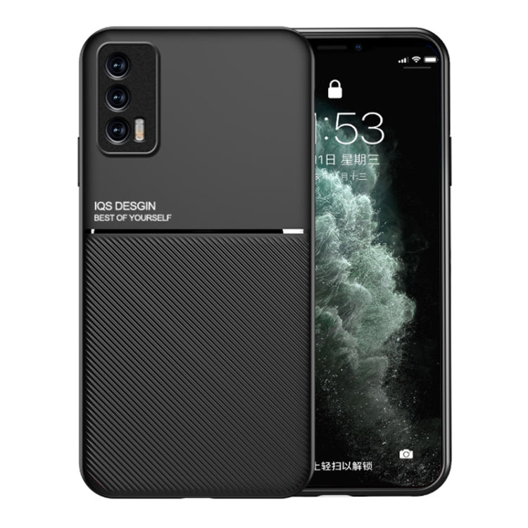 For vivo iQOO Neo5 Classic Tilt Strip Grain Magnetic Shockproof PC + TPU Case