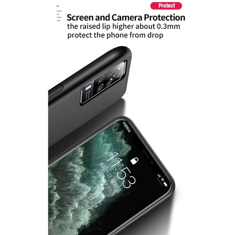 For vivo Y51 (2020) Classic Tilt Strip Grain Magnetic Shockproof PC + TPU Case