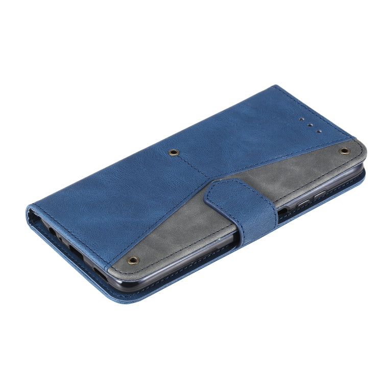For Xiaomi Redmi Note 9T Stitching Calf Texture Horizontal Flip Leather Case with Holder & Card Slots & Wallet