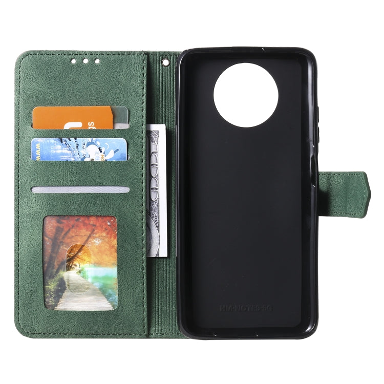 For Xiaomi Redmi Note 9T Stitching Calf Texture Horizontal Flip Leather Case with Holder & Card Slots & Wallet