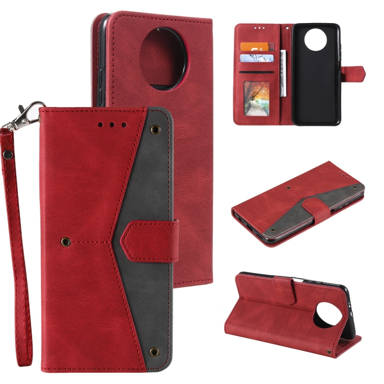 For Xiaomi Redmi Note 9T Stitching Calf Texture Horizontal Flip Leather Case with Holder & Card Slots & Wallet