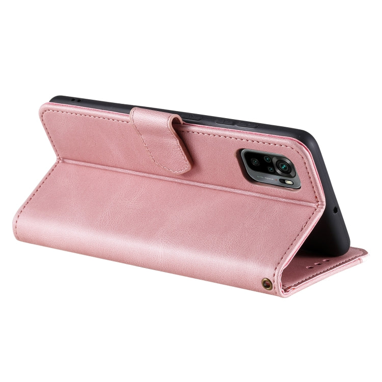 For Xiaomi Redmi Note 10 4G Stitching Calf Texture Horizontal Flip Leather Case with Holder & Card Slots & Wallet