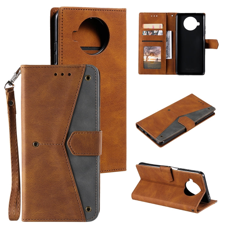 For Xiaomi Mi 10T Lite 5G Stitching Calf Texture Horizontal Flip Leather Case with Holder & Card Slots & Wallet