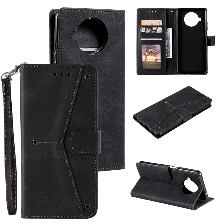 For Xiaomi Mi 10T Lite 5G Stitching Calf Texture Horizontal Flip Leather Case with Holder & Card Slots & Wallet