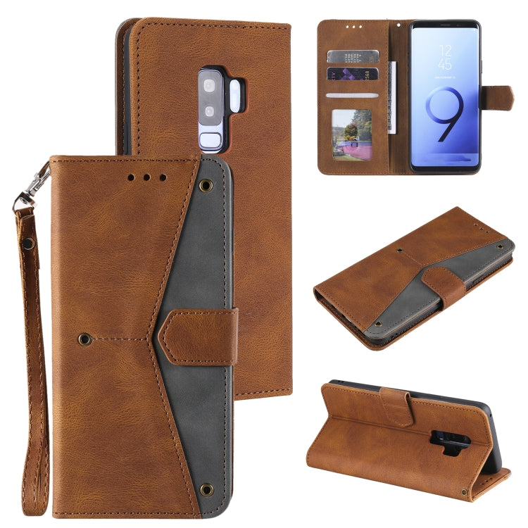 For Xiaomi Redmi 9 Stitching Calf Texture Horizontal Flip Leather Case with Holder & Card Slots & Wallet