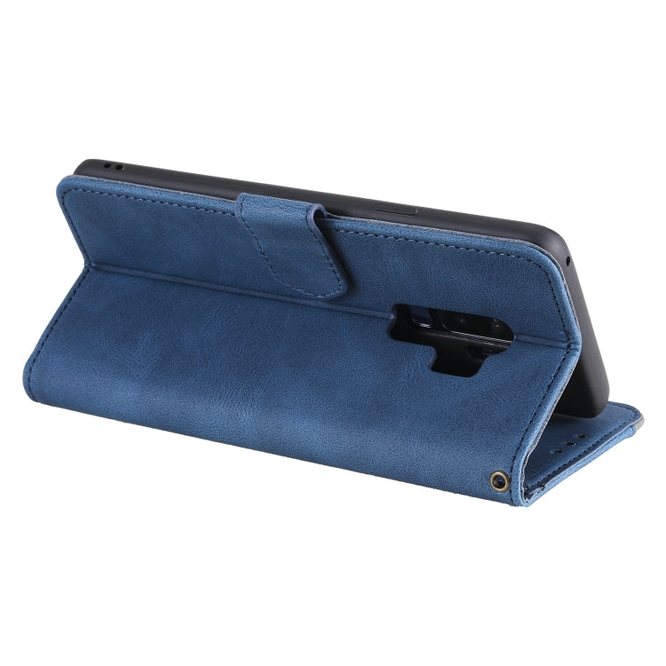 For Xiaomi Redmi 9 Stitching Calf Texture Horizontal Flip Leather Case with Holder & Card Slots & Wallet