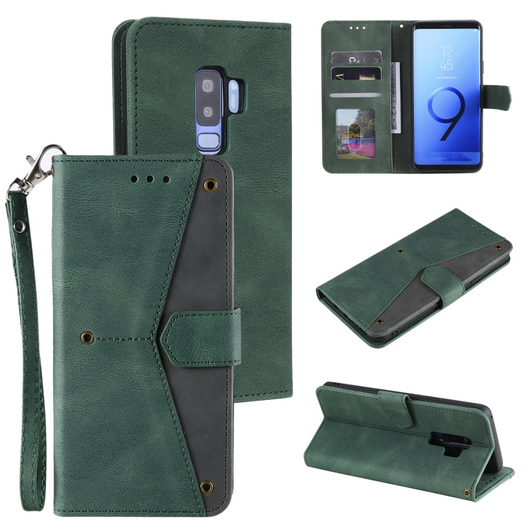 For Xiaomi Redmi 9 Stitching Calf Texture Horizontal Flip Leather Case with Holder & Card Slots & Wallet