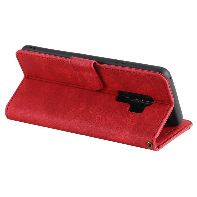 For Xiaomi Redmi 9 Stitching Calf Texture Horizontal Flip Leather Case with Holder & Card Slots & Wallet