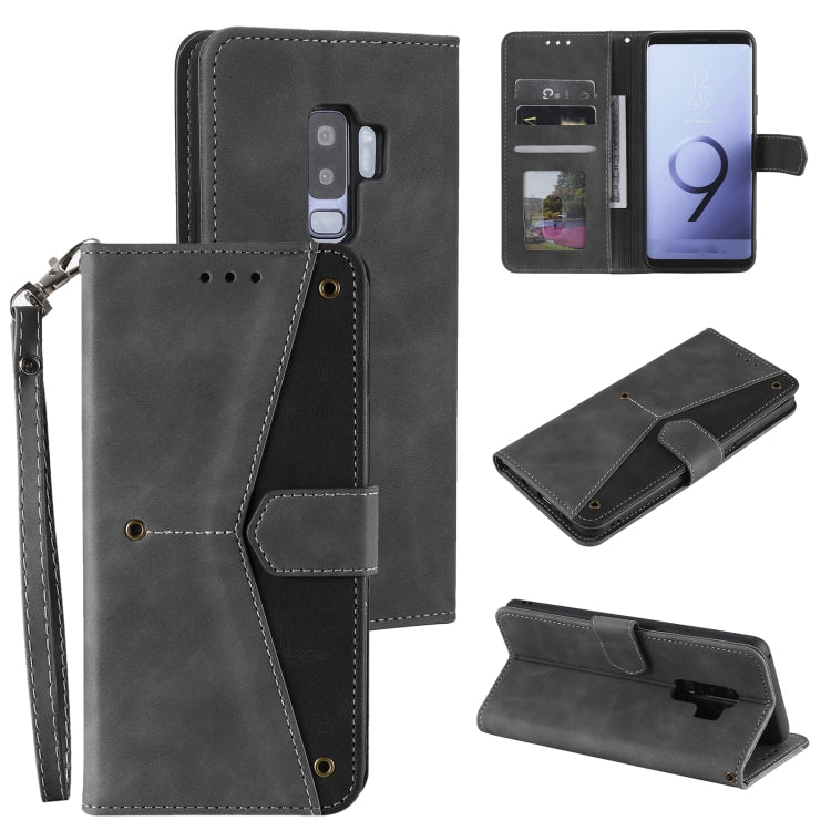 For Xiaomi Redmi 9 Stitching Calf Texture Horizontal Flip Leather Case with Holder & Card Slots & Wallet