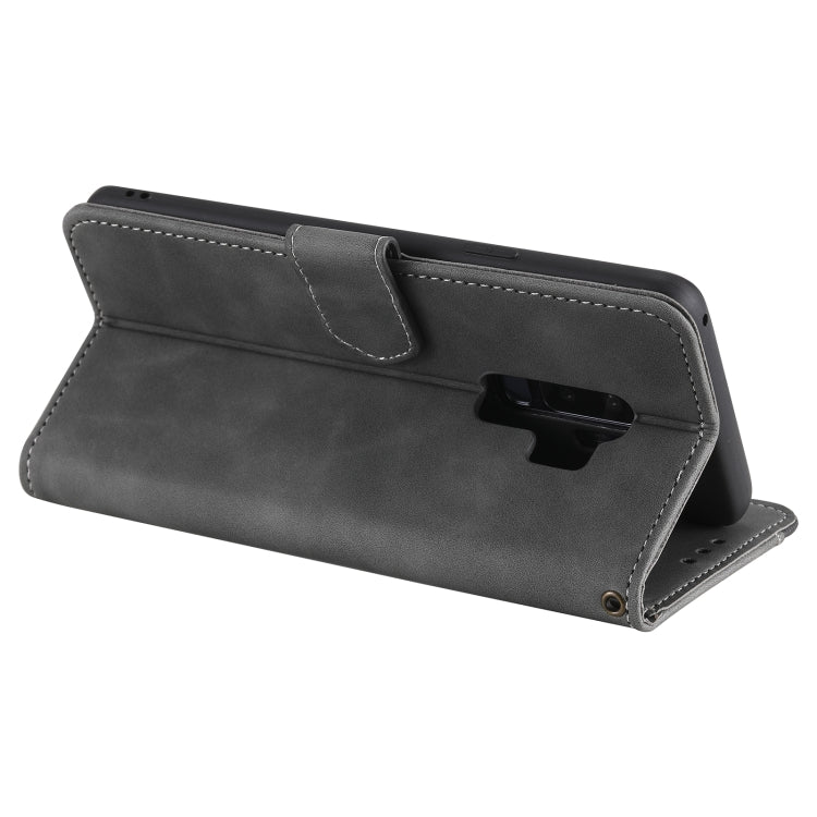 For Xiaomi Redmi 9 Stitching Calf Texture Horizontal Flip Leather Case with Holder & Card Slots & Wallet