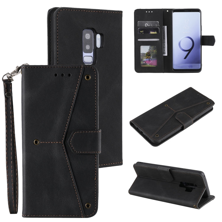 For Xiaomi Redmi 9 Stitching Calf Texture Horizontal Flip Leather Case with Holder & Card Slots & Wallet