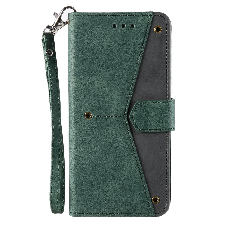 For Xiaomi Redmi 9A Stitching Calf Texture Horizontal Flip Leather Case with Holder & Card Slots & Wallet