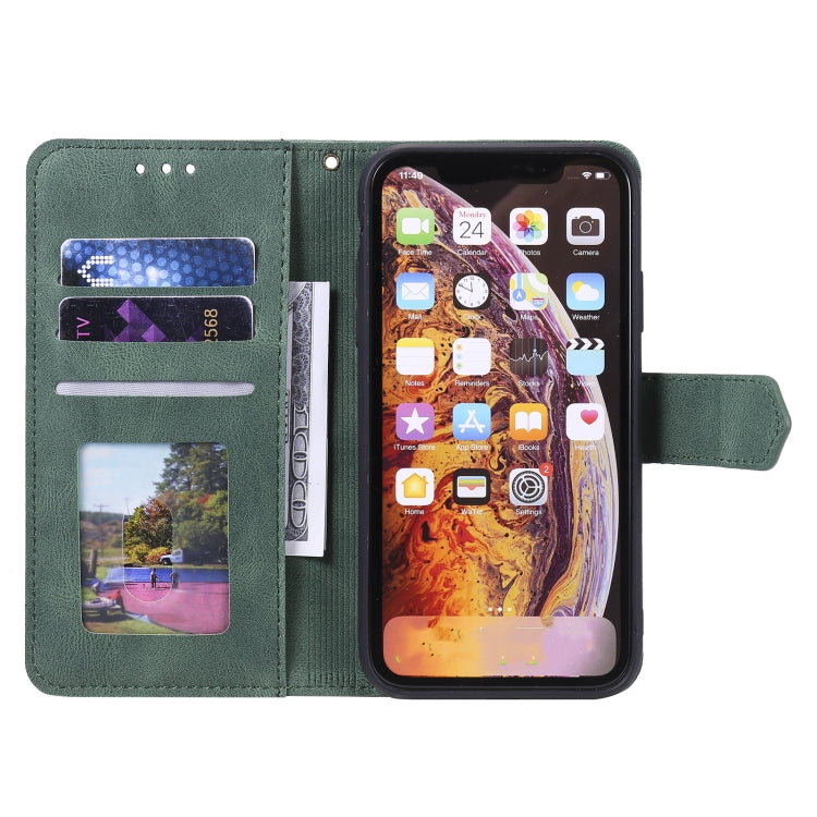For Xiaomi Redmi 9A Stitching Calf Texture Horizontal Flip Leather Case with Holder & Card Slots & Wallet
