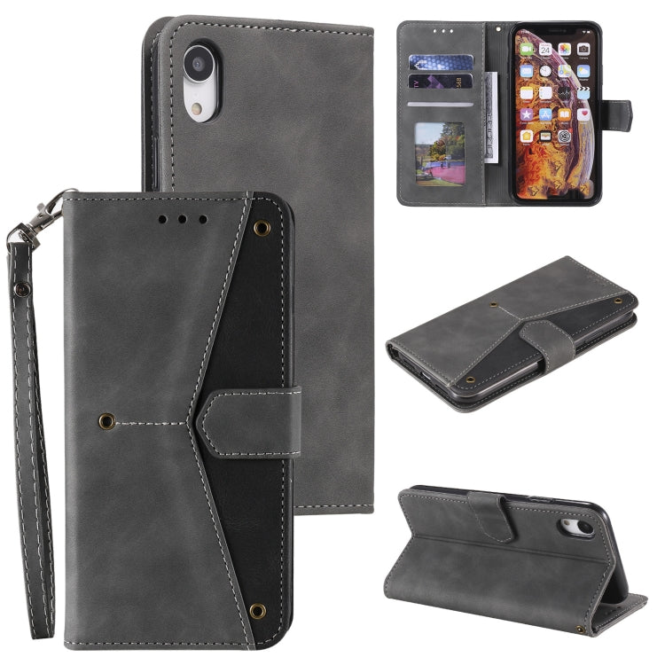 For Xiaomi Redmi 9A Stitching Calf Texture Horizontal Flip Leather Case with Holder & Card Slots & Wallet
