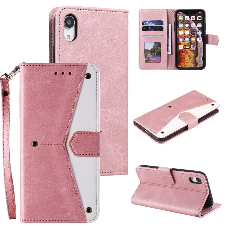 For Xiaomi Redmi 9A Stitching Calf Texture Horizontal Flip Leather Case with Holder & Card Slots & Wallet