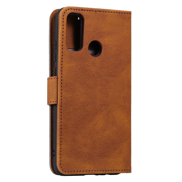 For Xiaomi Redmi 9C Stitching Calf Texture Horizontal Flip Leather Case with Holder & Card Slots & Wallet