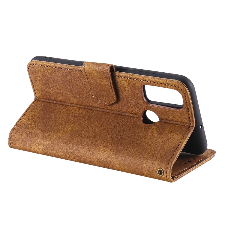 For Xiaomi Redmi 9C Stitching Calf Texture Horizontal Flip Leather Case with Holder & Card Slots & Wallet