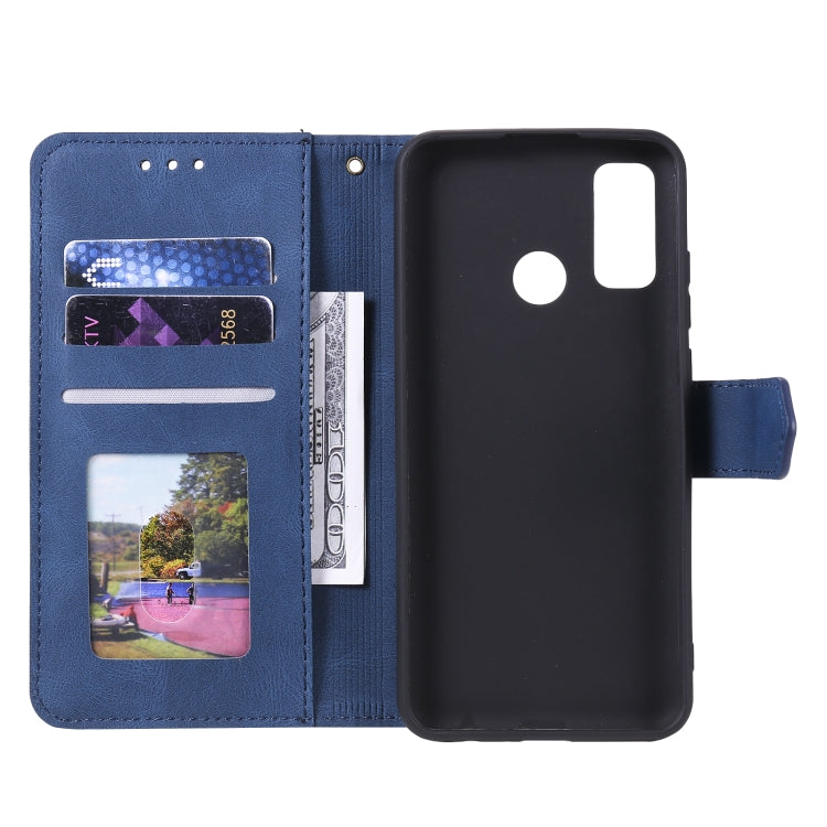 For Xiaomi Redmi 9C Stitching Calf Texture Horizontal Flip Leather Case with Holder & Card Slots & Wallet