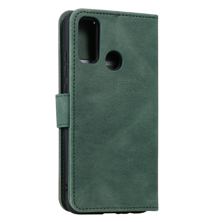 For Xiaomi Redmi 9C Stitching Calf Texture Horizontal Flip Leather Case with Holder & Card Slots & Wallet